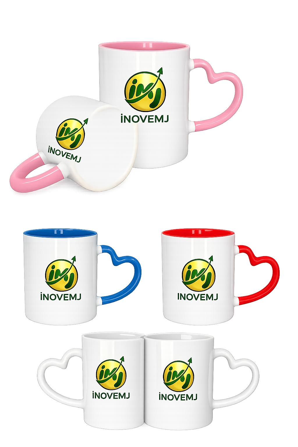 Caneca com Alça Coração